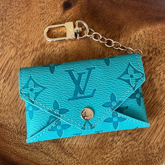 Louis Vuitton Accessories Blue Lv Keychain Card Holder Poshmark
